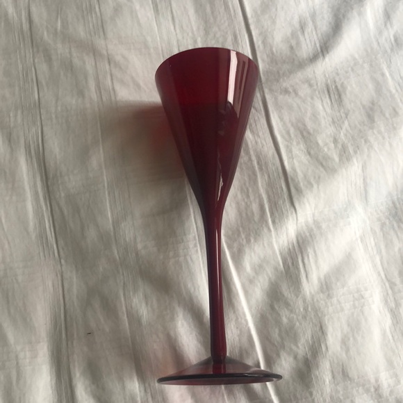 Crate&Barrel Other - Set of 6 red Crate & Barrel goblets